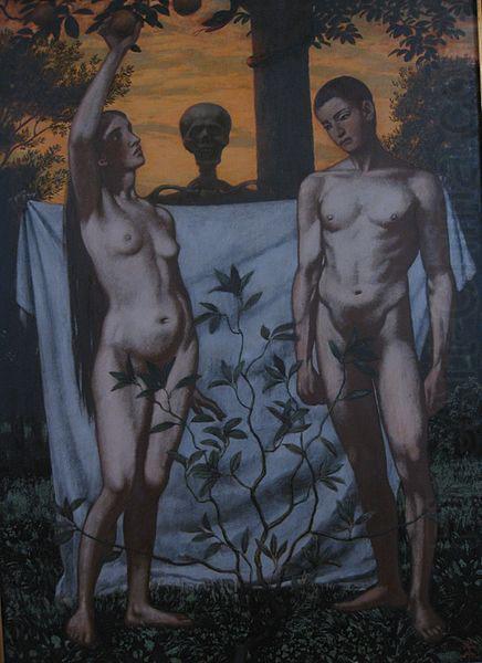 Hans Thoma Adam and Eve china oil painting image